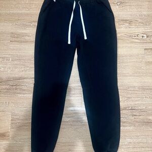 Figs Black Jogger Scrub Pants
